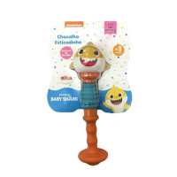 Bebê Baby Shark Chocalho Esticadinho