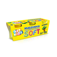 Massinha de Modelar Soft com 3 Potes de 150 Gramas