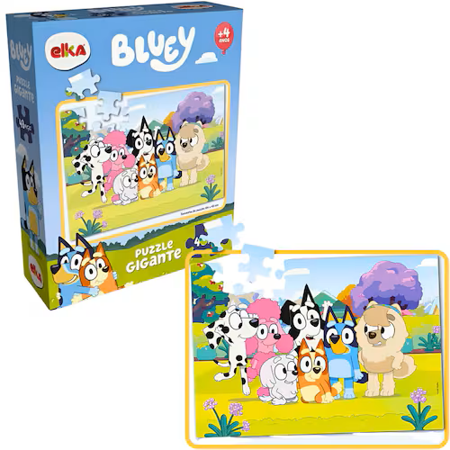 Quebra-Cabeça Gigante Bluey com 48 peças