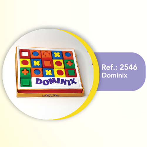 DOMINIX INFANTIL COM 15 PECAS