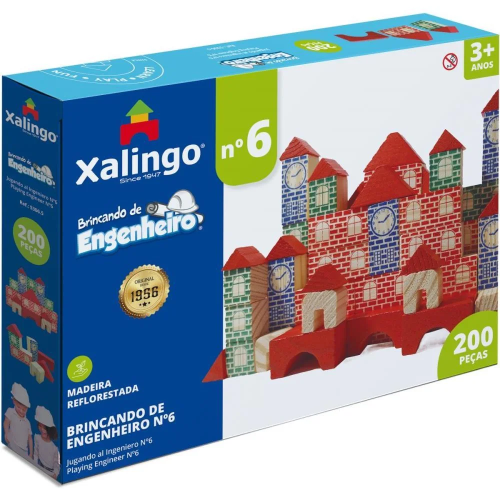 Brincando de Engenheiro - N6 200 Peças