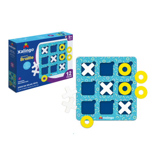 Jogo da Velha Tátil Braille