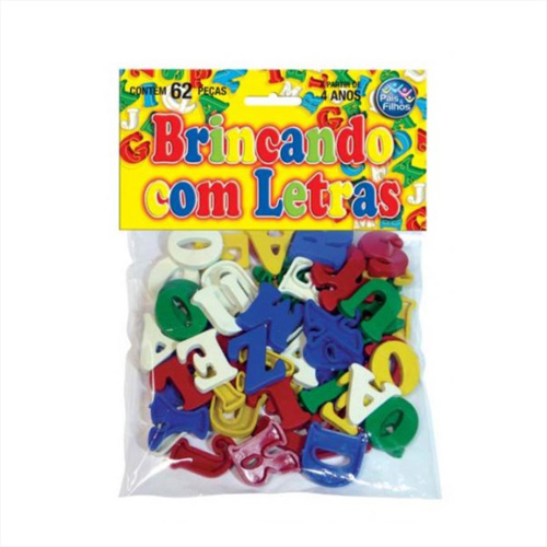 Brincando com Letras 62 Peças Solapa