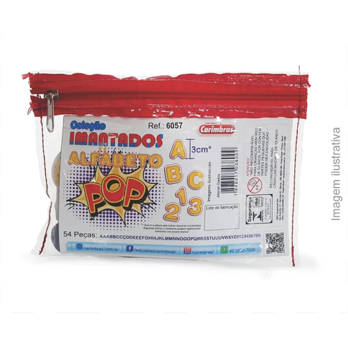 Coleção Imantados Alfabeto POP 3cm -REF. 6057