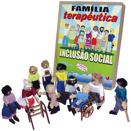 Família Terapêutica Inclusão Social - MDF - 10 Personagens