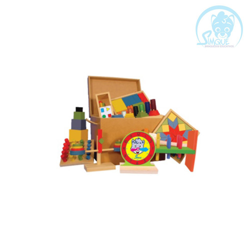 Baú Brinquedos de Madeira