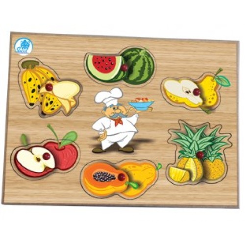 Quebra-cabeça com Pinos - Salada de Frutas