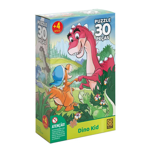 Quebra-cabeça Dino Kid - 30 peças