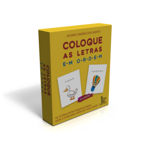 Coloque as letras em o-r-d-e-m