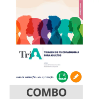 TRIA - Triagem de Psicopatologia para Adultos - Combo de Aplicação Online + Livro de Instruções Vol. 1