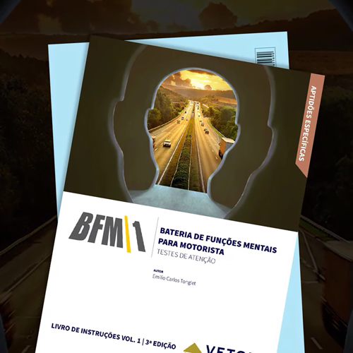 BFM-1 - Bateria de Funções Mentais para Motorista - Testes de Atenção TACOM, TADIM e TADIS - Coleção