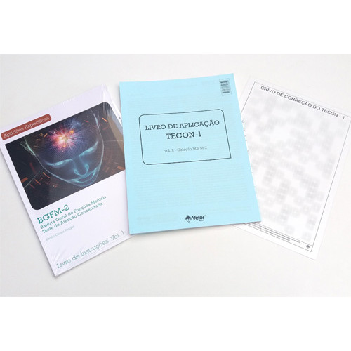 BGFM-2 - TECON 1 - Coleção ( com 1 Livro de Instruções (Manual), TECON 1 - 1 Bloco com 25 Folhas, 1 TECON 1 - Crivo de Correção) BGFM-2 - TECON 1 - Coleção ( com 1 Livro de Instruções (Manual), TECON 1 - 1 Bloco com 25 Folhas, 1 TECON 1 - Crivo de Correção)