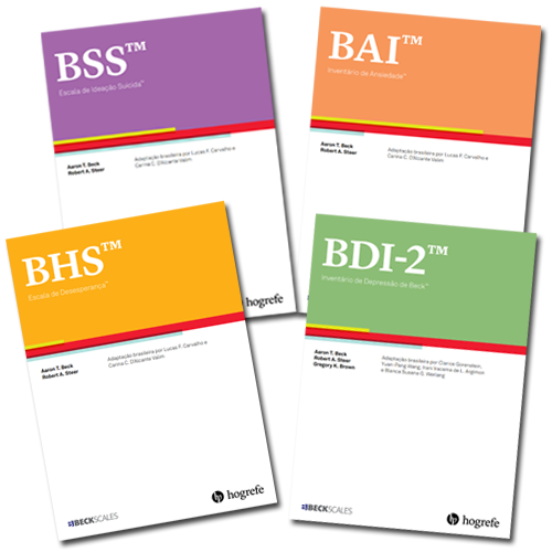 Escalas Beck - Kit com 4 Coleções - BHS, BSS, BAI e BDI-2