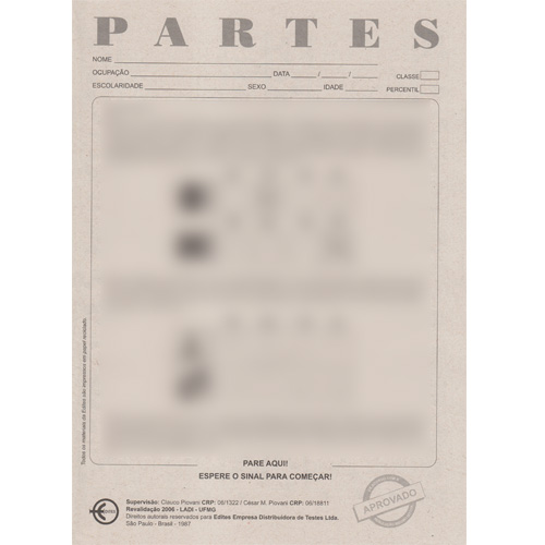 Bateria TSP - Caderno de Aplicação - Protocolo Partes