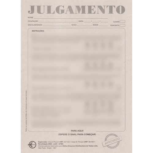 Bateria TSP - Caderno de Aplicação - Protocolo Julgamento