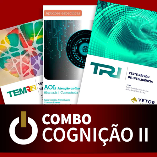 Combo Cognição II - AOL-A, C, D - TRI - TEM-R-2 - Aplicação online