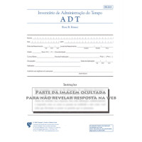 ADT - Inventário de Administração do Tempo - Caderno de Registro de Respostas