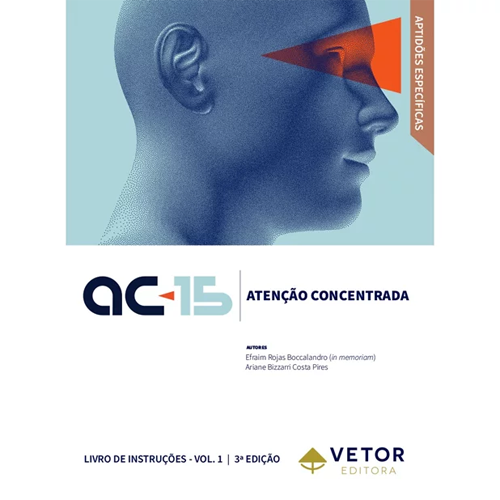 AC-15 - Teste de Atenção Concentrada - Livro de Instruções Vol. 1