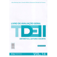 TDE-II - Teste de Desempenho Escolar - Livro de Avaliação Geral - Aritmética, Leitura e Escrita Vol.14 - Bloco com 25 folhas