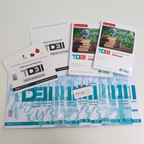 TDE-II - Teste de Desempenho Escolar - Coleção com materiais de 5º ao 9º ano