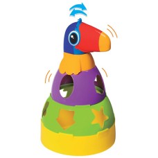 Tucano Didático com 10 peças de formas geométricas