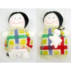 Boneca Mãe Grávida Branca com Bebê
