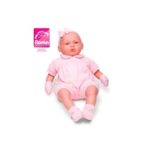 Boneca Bebê Real Rosa