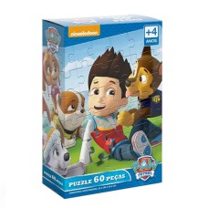 Quebra-cabeça Cartonado Patrulha Canina 60 peças