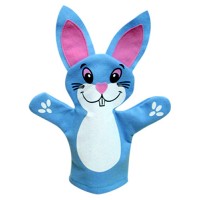 Fantoche Luva feltro Coelho - 25 centímetros