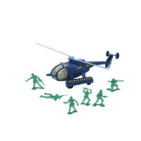 Miniatura Colecionável Forças Armadas Helicóptero - 6 Peças