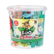 Miniatura Colecionável Zoológico Playset - 33 Peças