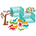 Miniatura Colecionável Zoológico Playset - 33 Peças
