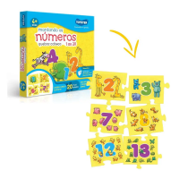 Quebra-Cabeça Montando Os Números 1 ao 20