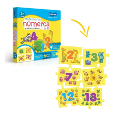 Quebra-Cabeça Montando Os Números 1 ao 20