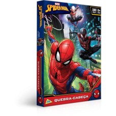 Quebra-cabeça Cartonado - Spider-Man - 100 peças