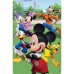Quebra-cabeça Cartonado - Mickey e Turma - 100 peças