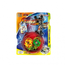 Beyblade 2 Piões, Lançador e Arena Tornado Super Power