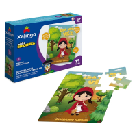 Quebra-Cabeças Chapeuzinho Vermelho Minha Escolinha 