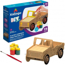 Quebra-cabeça para Pintura 3D - Carrinho Quebra-cabeça para Pintura 3D - Carrinho