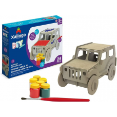 Quebra-cabeça para Pintura 3D - Carrinho