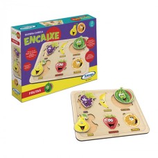 Quebra-cabeça Encaixe Frutas