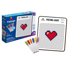 Quadro Pixel Art para colorir 