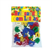 Brincando com Letras 62 Peças Solapa