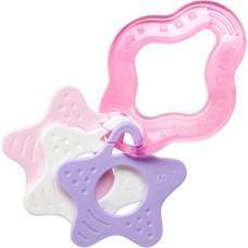 Mordedor Infantil Clean com estrela - Rosa