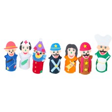 Fantoches Profissões - 7 personagens