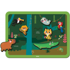 Quebra-Cabeça de Encaixe Fauna Brasileira