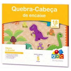 Quebra-cabeça de Encaixe Dinossauros