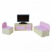 Coleção Casinha Kit Sala Rosa