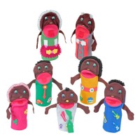 Fantoches Família Negra - Ref.: 1214