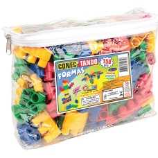 Peças Plásticas - Conectando Formas - 150 peças
